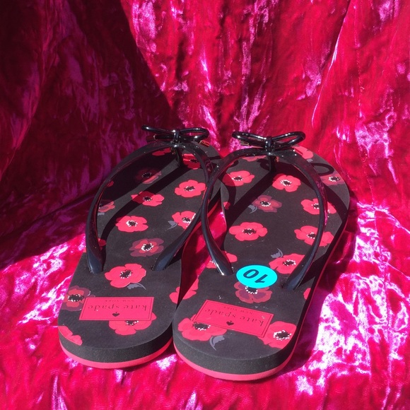 NWOT Kate Spade Nova Poppy Flip Flop - Picture 5 of 6